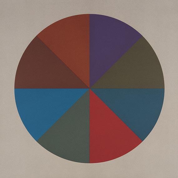 Sol LeWitt - A circle divided into eight parts - 