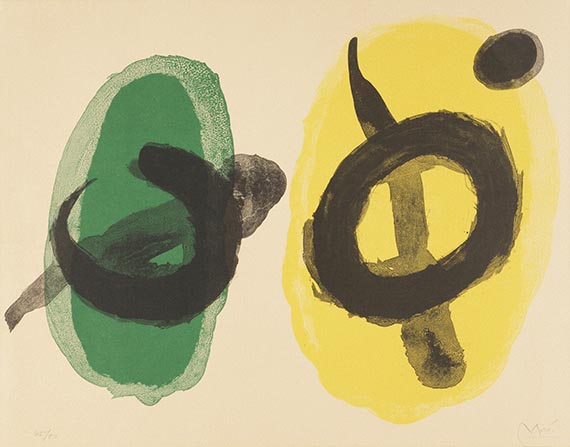 Joan Miró - Jaune et vert