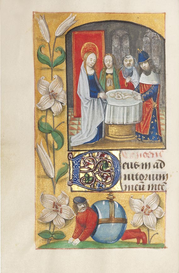  Manuskripte - Stundenbuch auf Pergament. Flandern 1480-1500 - 