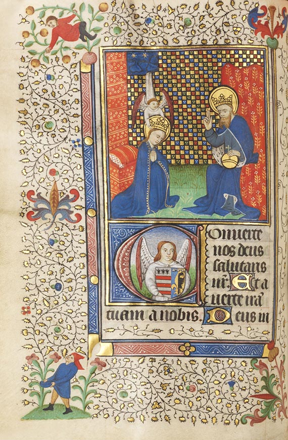  Manuskripte - Stundenbuch der Marie de Bastard. Angers um 1460 - 