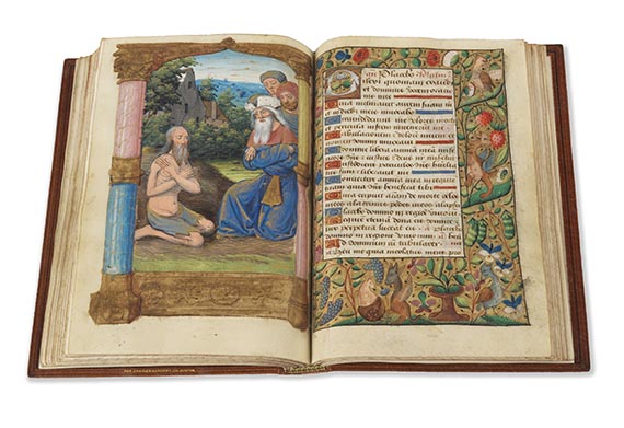  Manuskripte - Stundenbuch auf Pergament. Nordfrankreich um 1500 - 