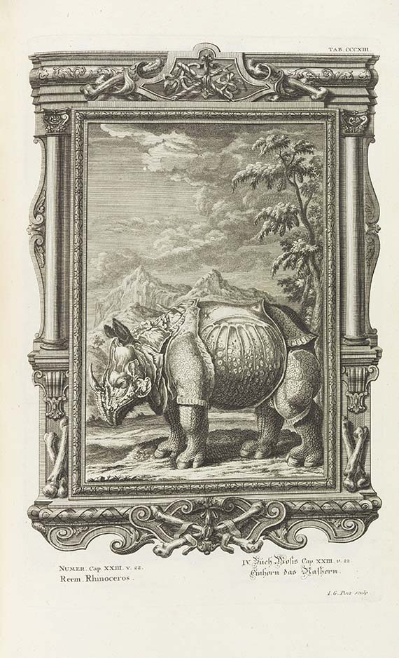 Johann Jakob Scheuchzer - Geestelyke natuurkunde. 15 in 8 Bdn. - 