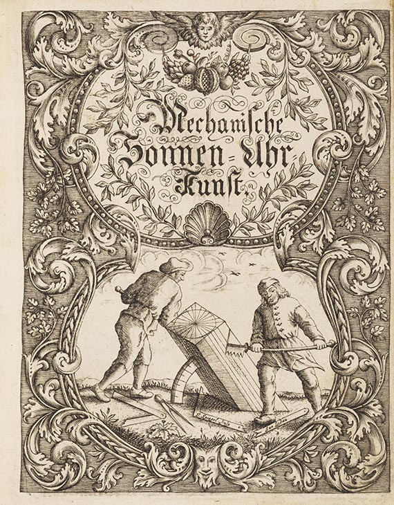 Johannes Gaupp - Gnomonica mechanica universalis. 3 Bände