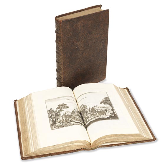 Matthäus Merian - Topographia Galliae, dat is een ... beschrijvinghe van het machtige koninckrijck Vranckryck. Tl. I und III in 2 Bänden.