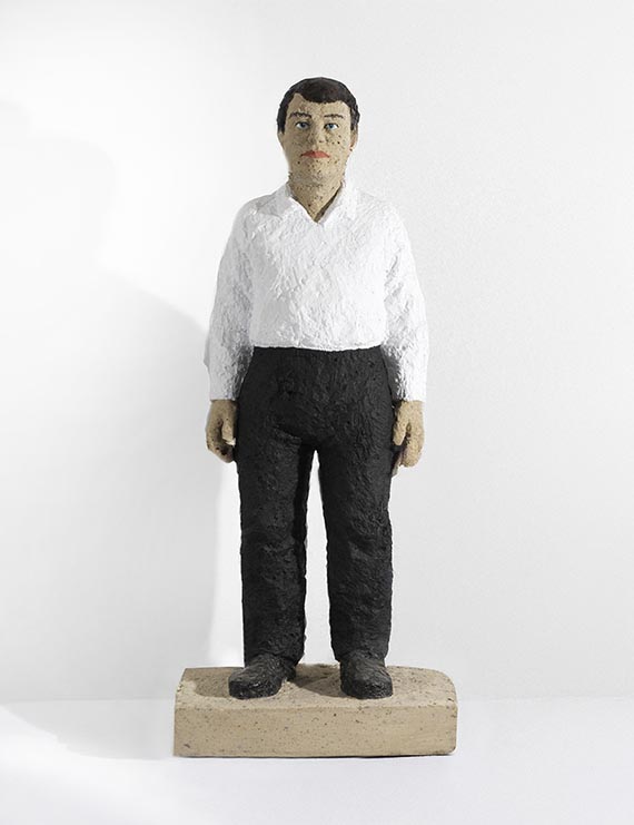 Stephan Balkenhol - Mann mit weißem Hemd
