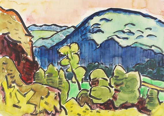 Schmidt-Rottluff - Am Lorsbachtal