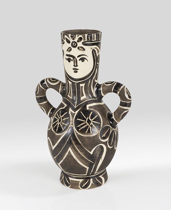 Pablo Picasso - Vase deux anses hautes - 