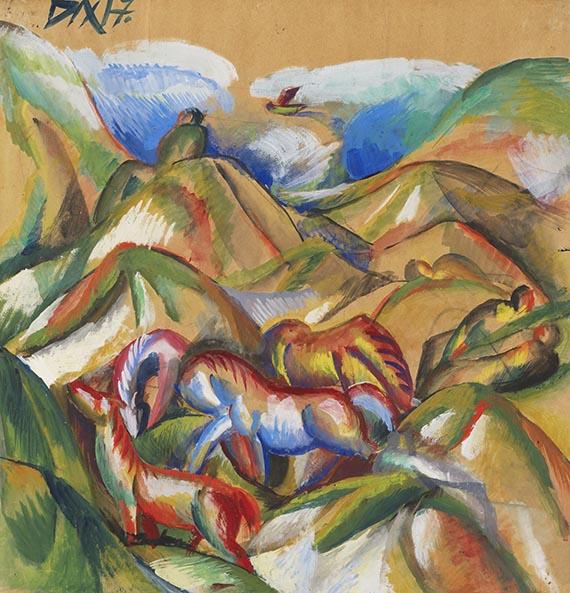 Otto Dix - Pferd am Nachmittag