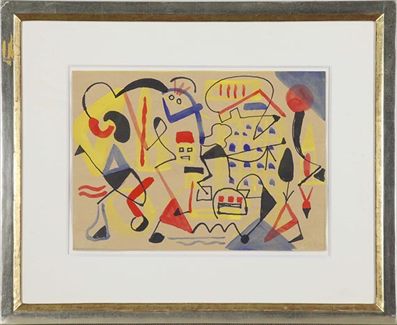 Sigmar Polke - Abstrakte Spielerei - Frame image
