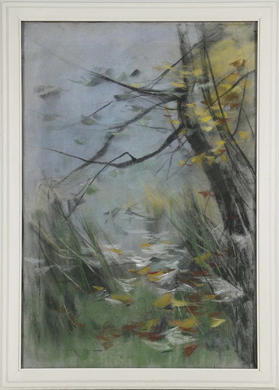 Karl Hagemeister - Weg durch die Dämmerung - Frame image