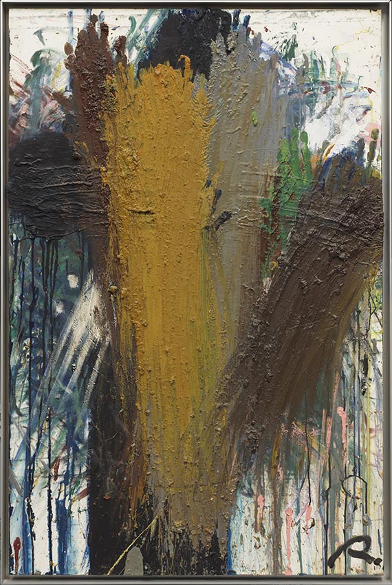Arnulf Rainer - Christus (Übermalung) - Frame image