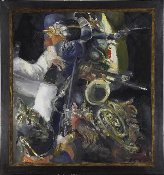 Bernhard Heisig - Preußischer Soldatentanz - Frame image