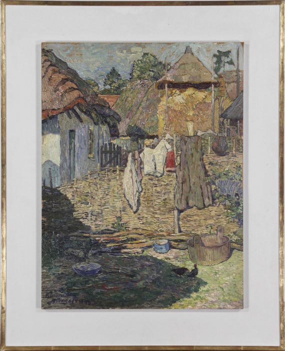 Heinrich Vogeler - Galizisches Gehöft - Frame image