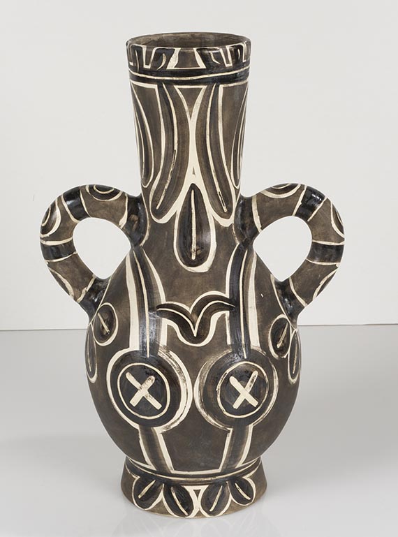 Pablo Picasso - Vase deux anses hautes - Back side