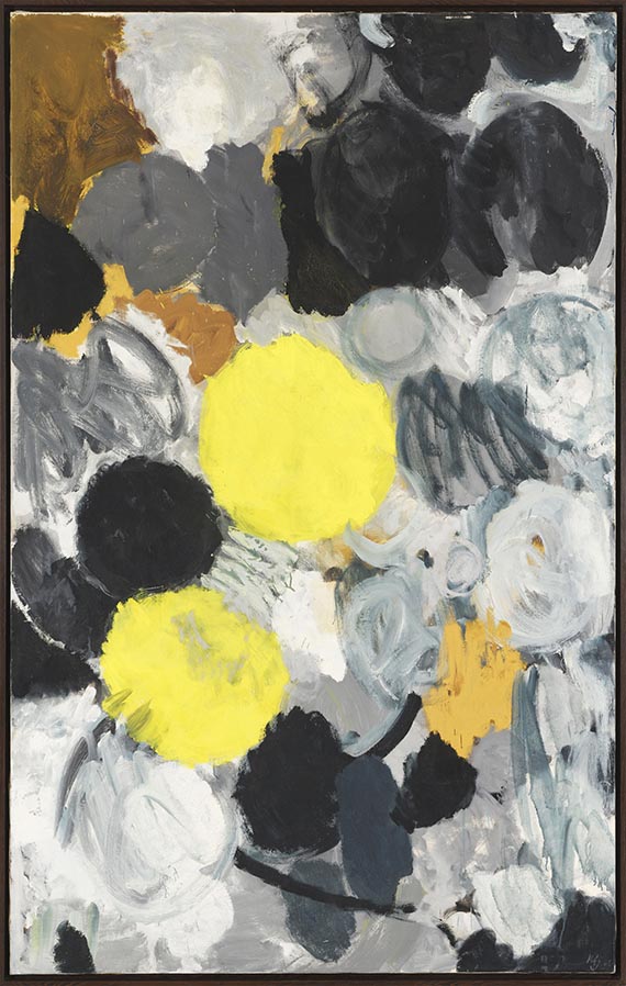 Ernst Wilhelm Nay - Gelb und Silbergrau - Frame image