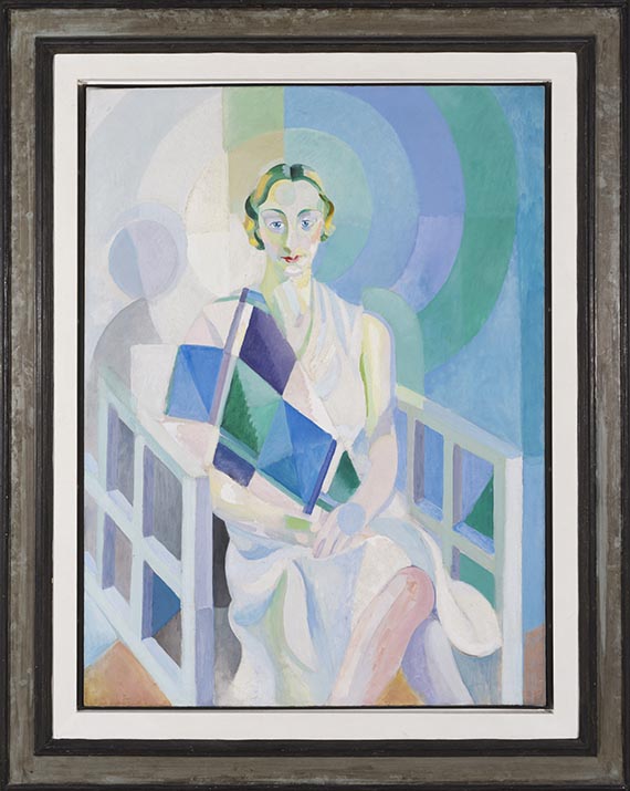 Robert Delaunay - Portrait de Madame Heim (Étude) - Frame image