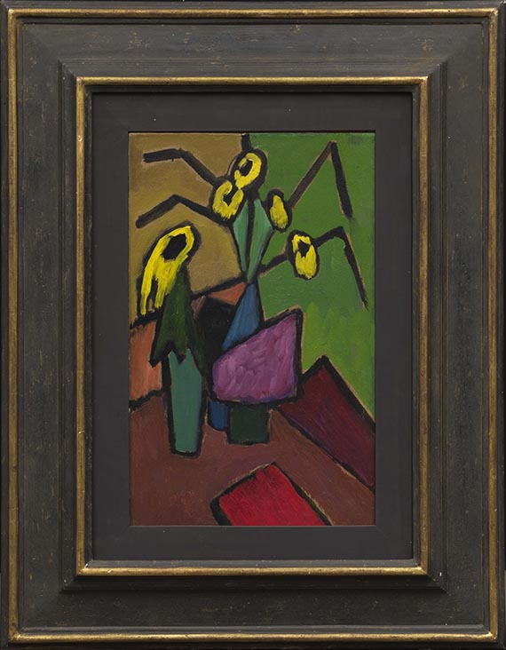 Gabriele Münter - Stilleben mit Sonnenblumen - Frame image